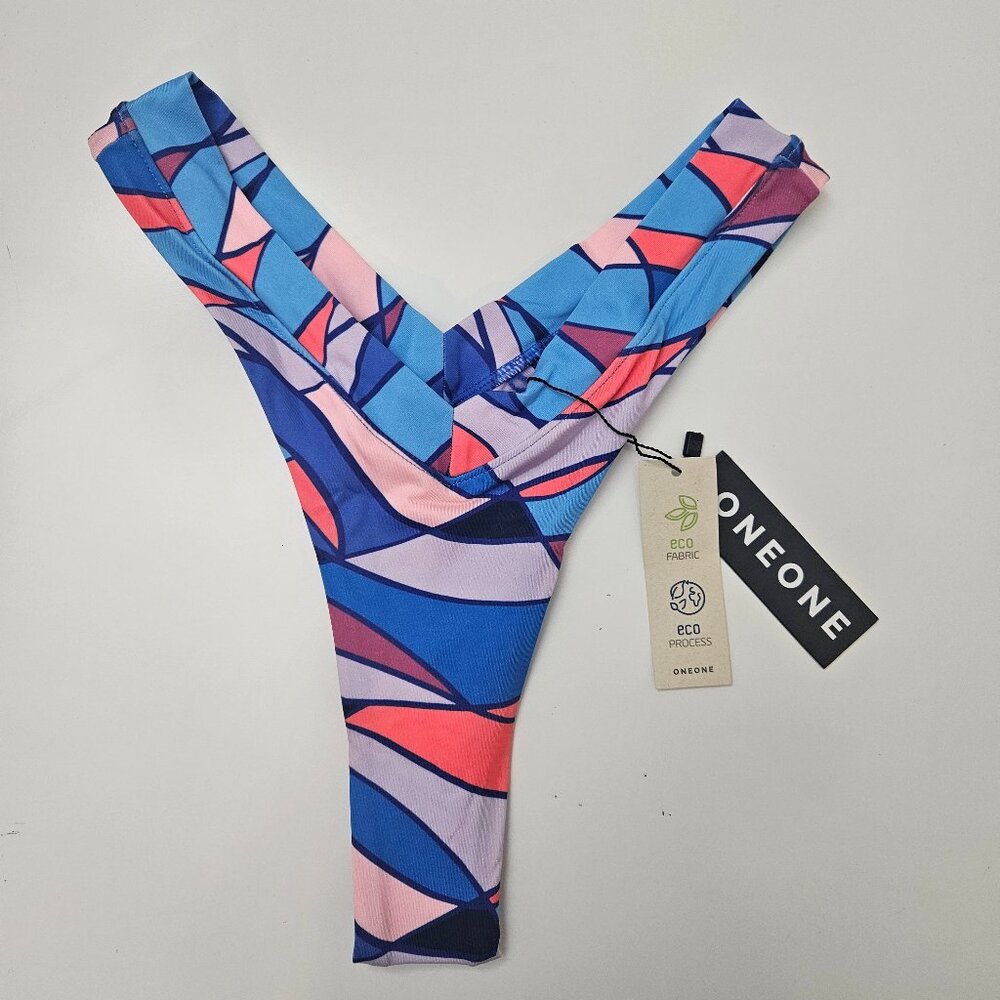 271. ONEONE eco fabric bikini bottom. NWT